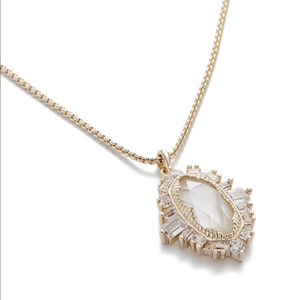 Kendra Scott Kay Necklace in Crystal